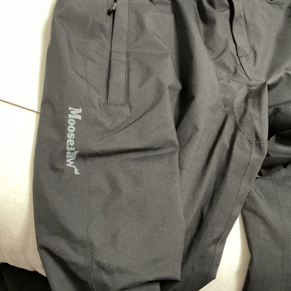 Moosejaw Womens 6 Pants Insulated Ski Snow Black Waterproof Outdoor Recycled NWT - Picture 11 of 12